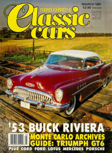 THOROUGHBRED & CLASSIC CARS 1991 MAR - DB3S, GT6 Mk2